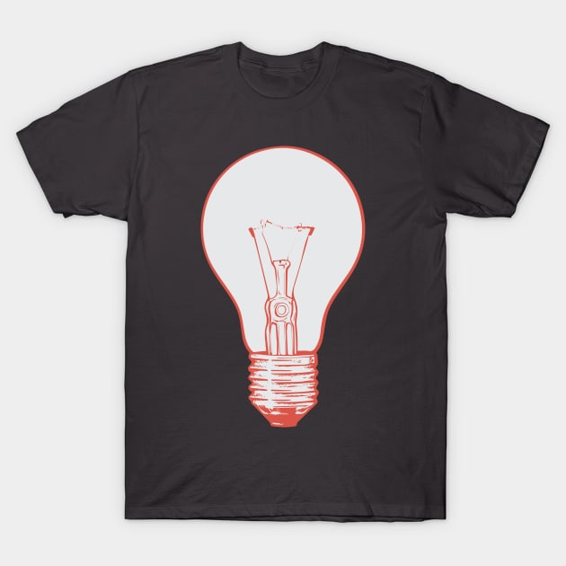 Lightbulb T-Shirt by Sean-Chinery